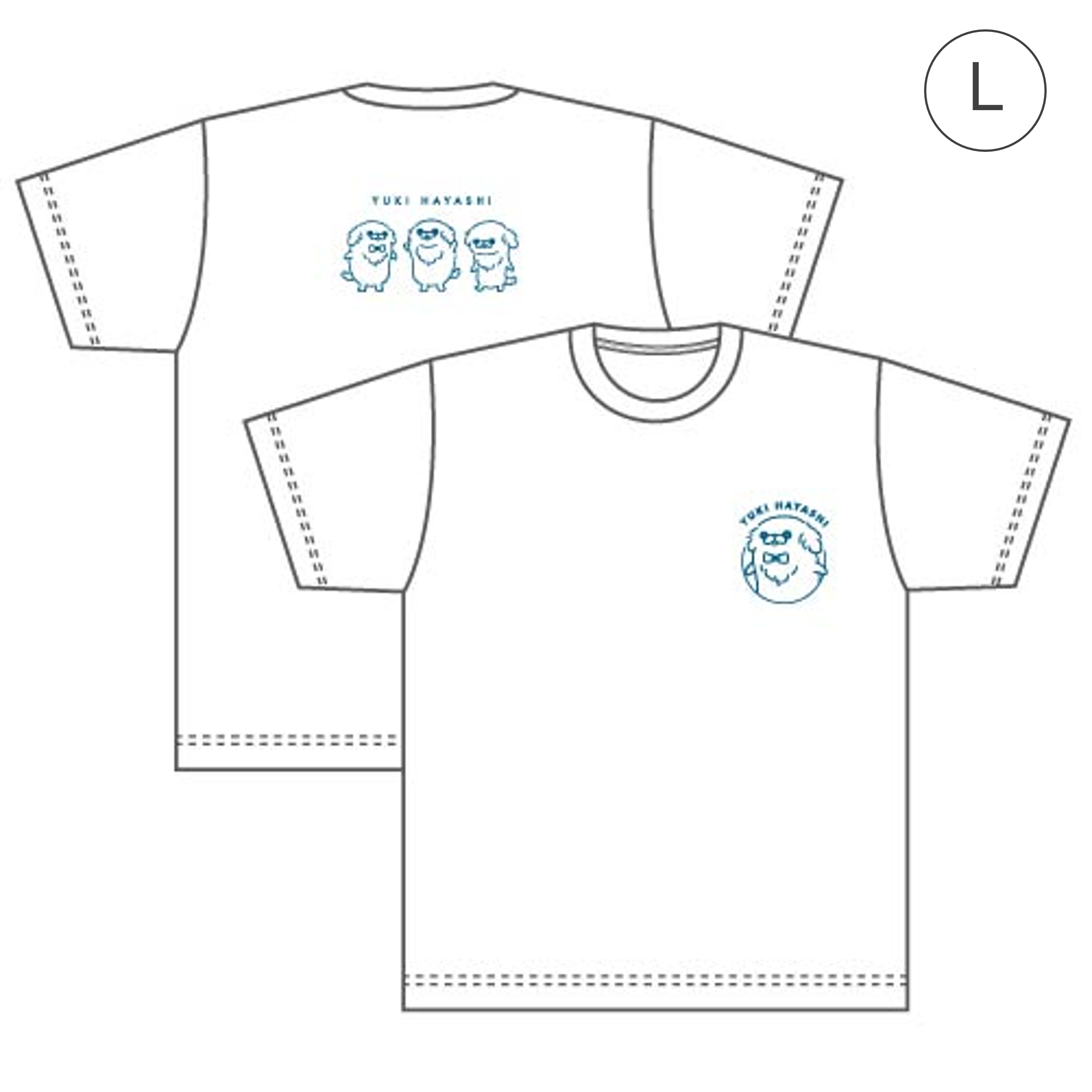 T-shirt (White / Size L)