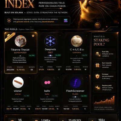 Staking Pools Index