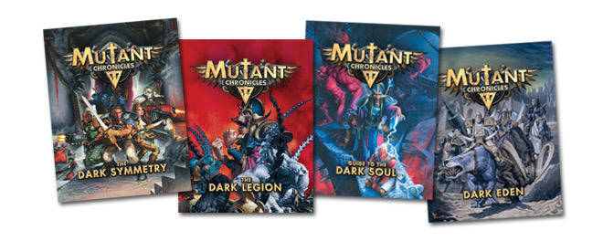 Mutant Chronicles Book Covers